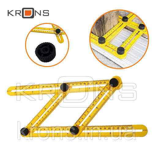 Лінійка-шаблон Templater малка для розмітки, фото 1