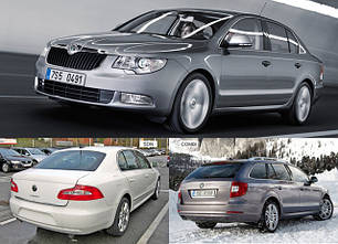 Протитуманні фари для Skoda Superb '09-