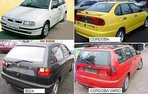 Протитуманні фари для Seat Ibiza 1993-99