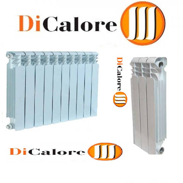 Радіатор алюмінієвий опалення (батарея) 500x80 Dicalore Prime (бічне під'єднання)