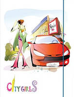 Папка на гумках А4 Leo Сity girls пластикова