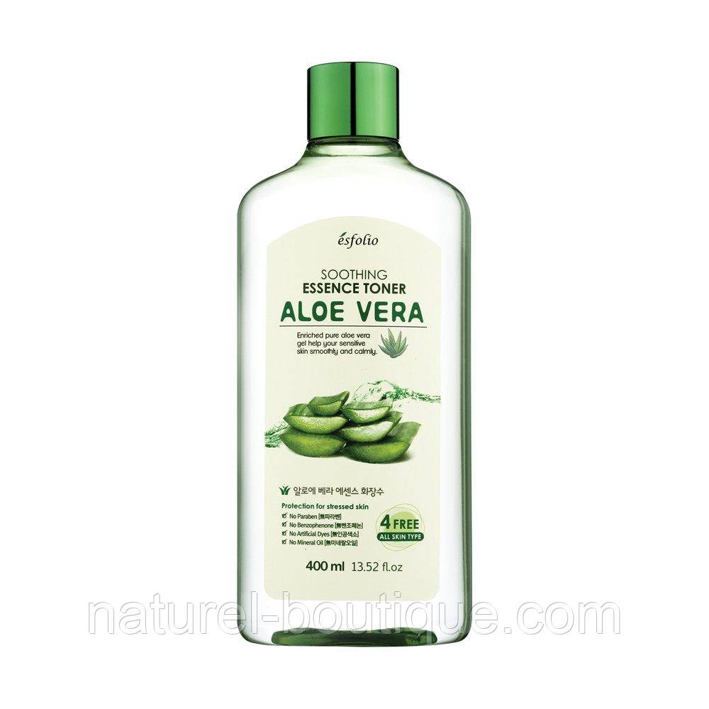 Тонер для обличчя Esfolio Aloe Vera Soothing Essence Toner з
Алое Вера