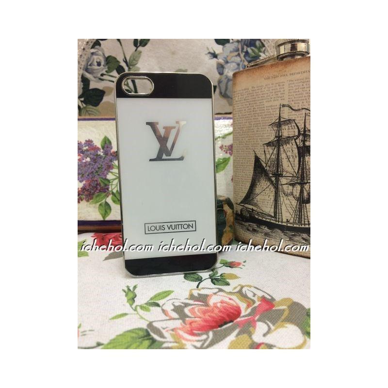Алюмінієва Накладка LV для iPhone 5/5S Біла