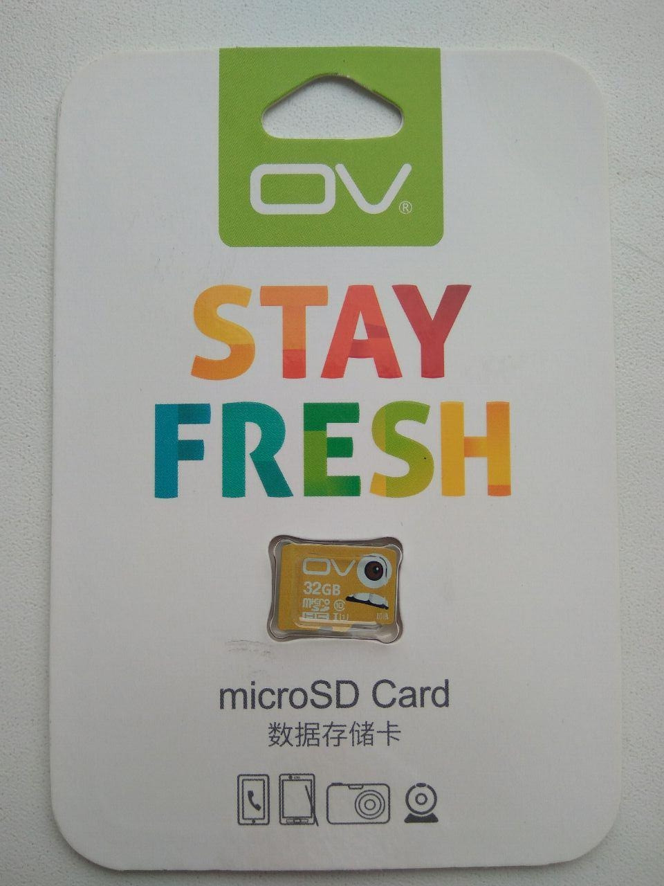 Карта пам'яті OV Stay Fresh 32Gb Class 10