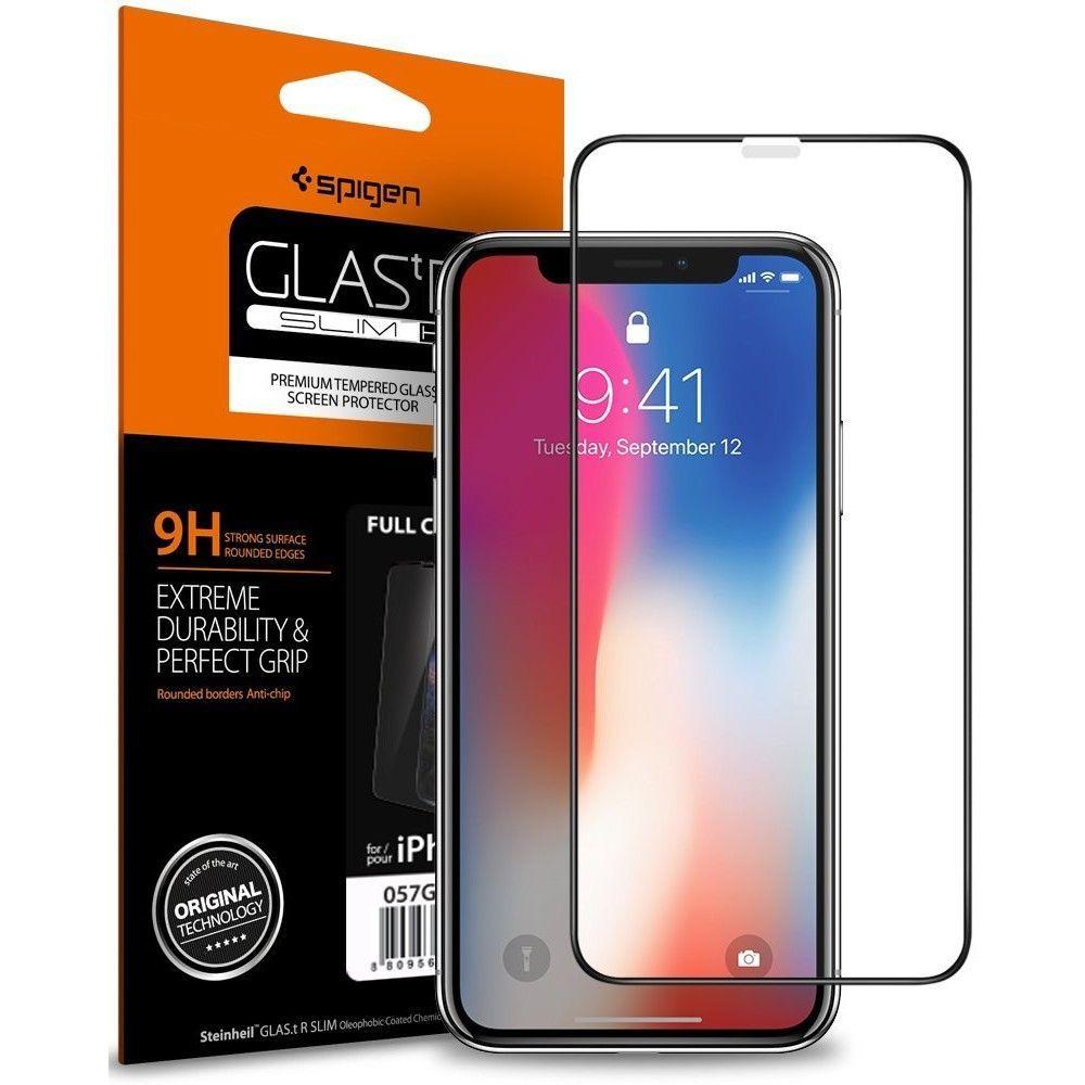 Захисне скло Spigen для iPhone 11 Pro/XS/X - Full Cover (063GL25234)