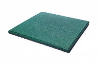 Плитка из резиновой крошки - терракот 40, зеленый