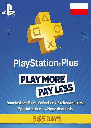PlayStation Plus (PSN Plus) - 365 Днів (Польща), фото 2