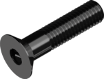 Гвинт з потайною головкою з внутрішнім шестигранником DIN 7991 кл.м.10,9 без покриття