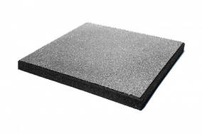 Гумова Плитка для двору — 50х50 см — сіра