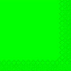 Серветка однотонна салатова 33*33 50 шт/уп