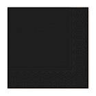 Серветка однотонна чорна 33*33 50 шт/уп