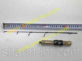 Безкивкова зимова вудка River Tramp Lg 1805-F/45 см Carbon Ultra Lite зі з'ємною ручкою, фото 5