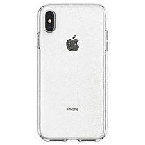 Чехол Spigen для iPhone XS Max, Liquid Crystal, Glitter, Crystal Quartz (065CS25123), фото 3