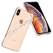 Чохол Spigen для iPhone XS Max Liquid Crystal, Crystal Quartz, фото 3