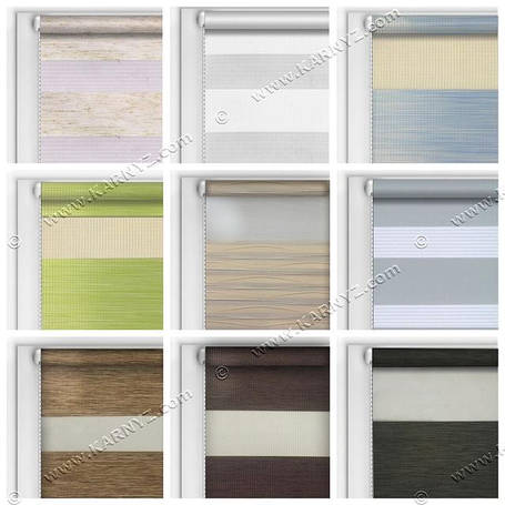 День - Ніч Економ ролети жалюзі (Зебра)