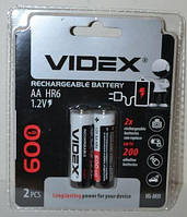 Аккумулятор Videx НR-6 (AA) 600mAh Ni-MH блистер 1х2шт /2/20шт.