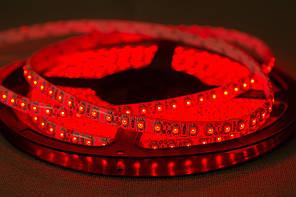 Dilux — Світлодіодна стрічка SMD 3528 120LED/м, вологозахищена IP65, червона.