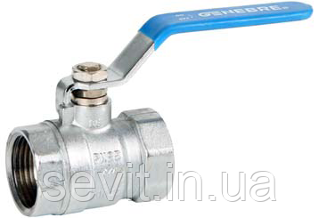 Кран кульовий муфтовий В-В Genebre (Іспанія) 3028 08 DN40 PN25 (латунь), фото 1