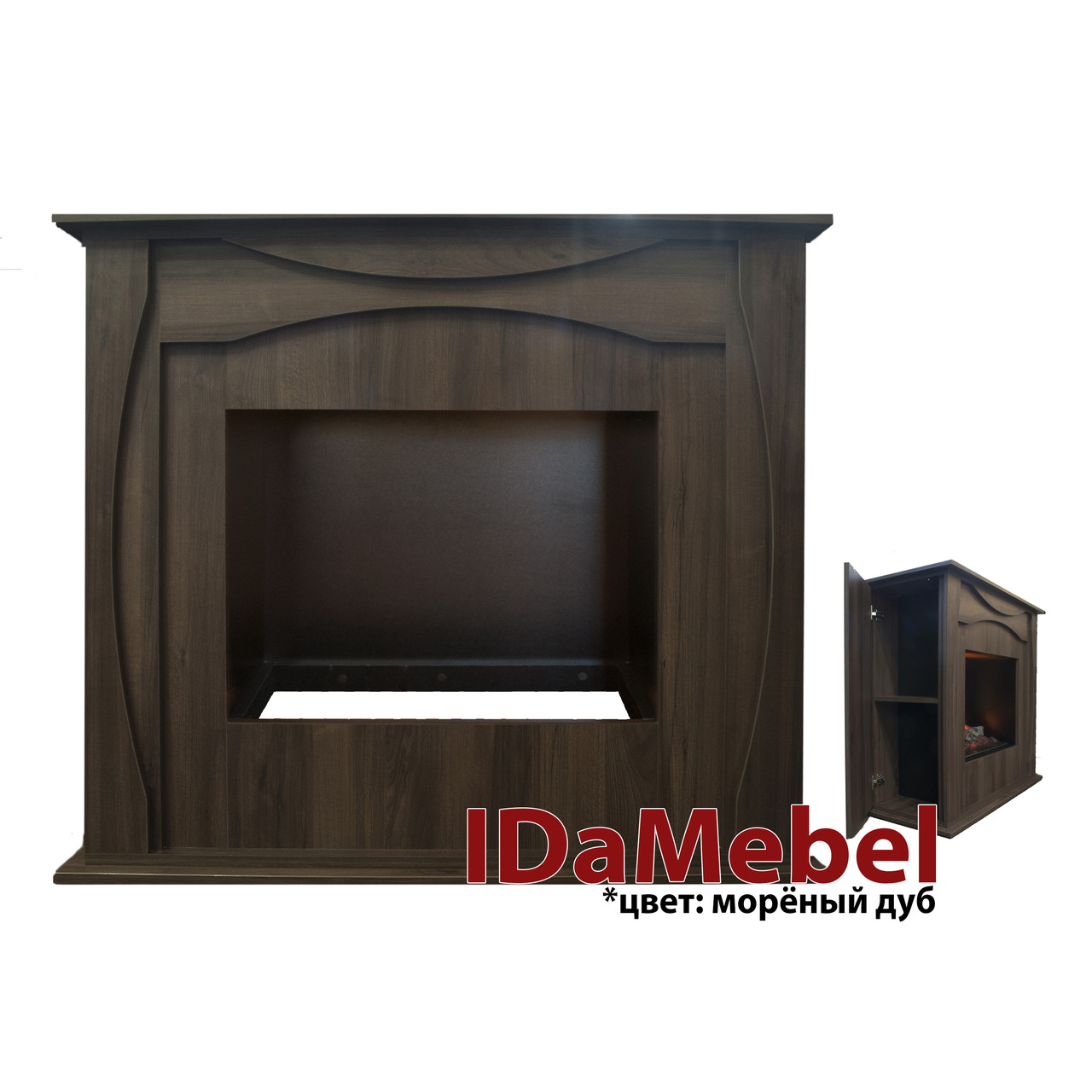 Камін портал для електрокаміна DIMPLEX IDaMebel Denpasar (портал без топки індивідуальне замовлення)