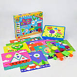 Кольорова мозаїка з картонними трафаретами Fun Game арт. 7305, фото 3