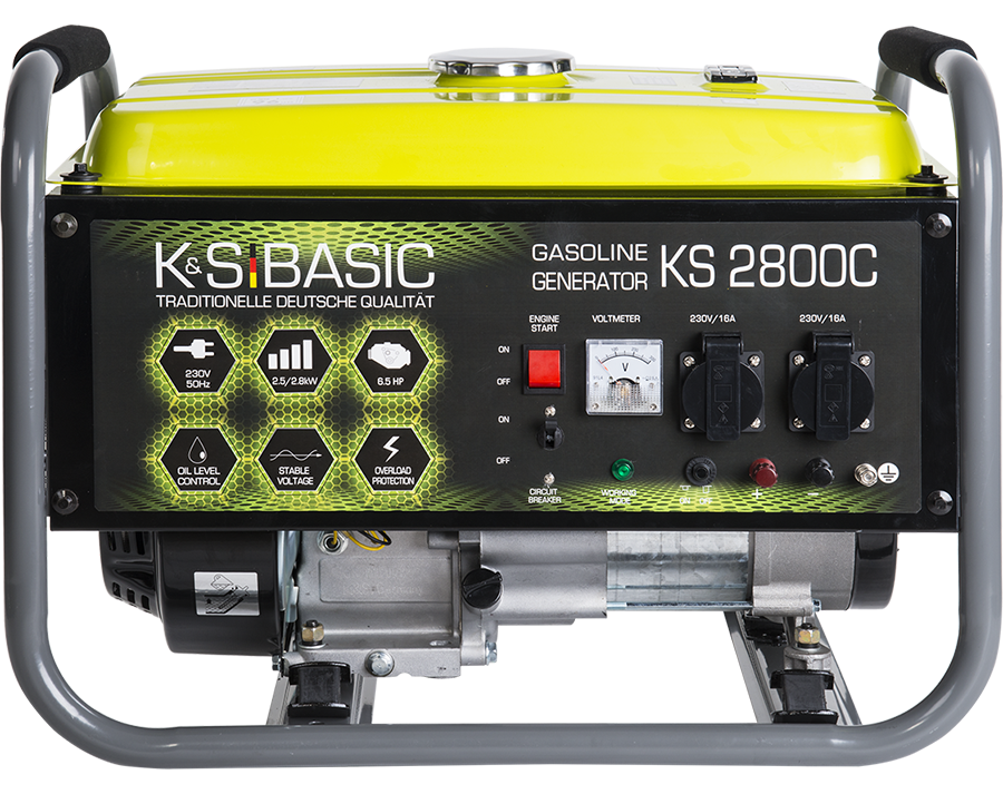 Генератор бензиновий K&S Basic KS 2800С (2,8 кВт)