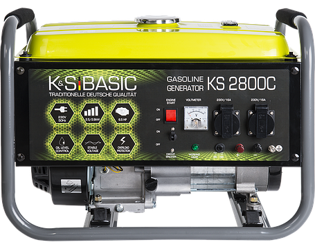 Генератор бензиновий K&S Basic KS 2800С (2,8 кВт), фото 2