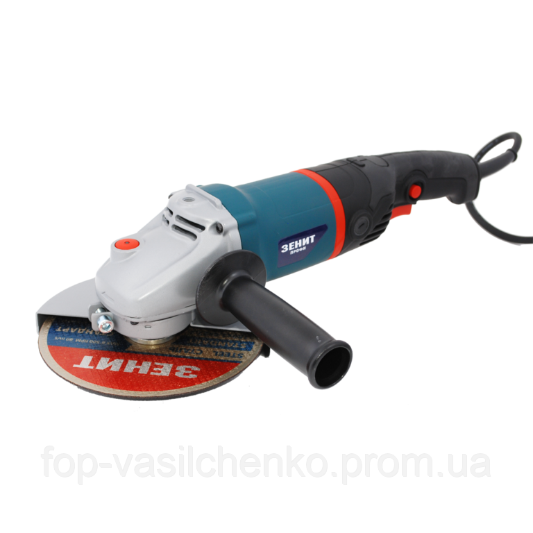 Кутова шліфмашина болгарка Зеніт ЗУШ-180/2200 Профі.