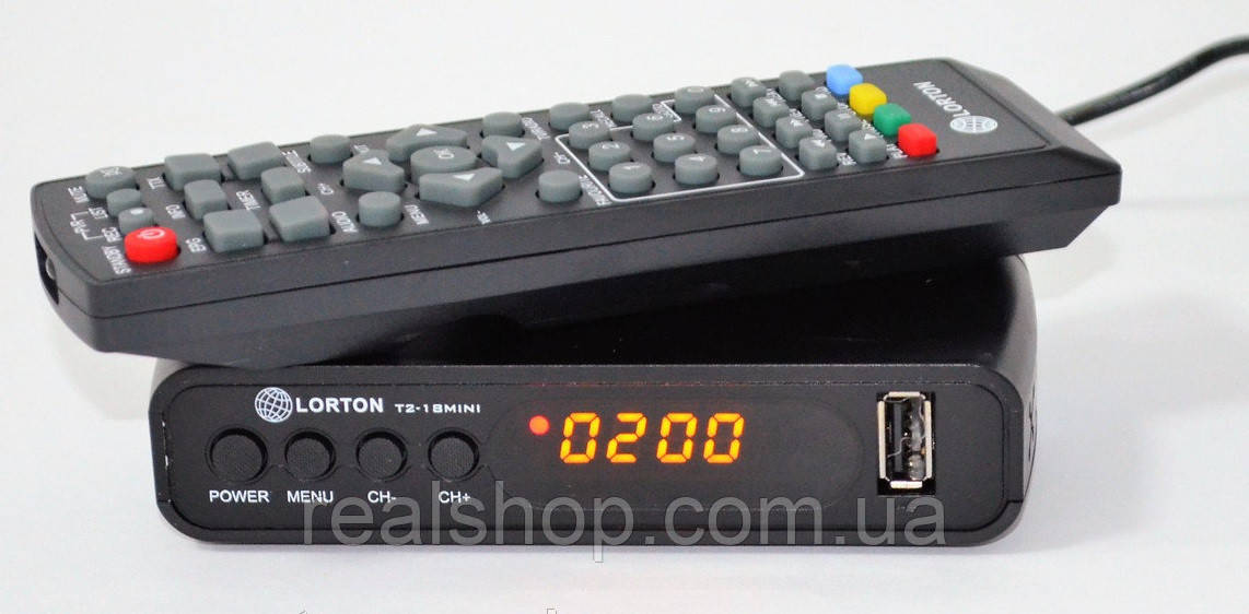Т2 ресивер LORTON T2-18 mini HD, TV тюнер Т2 приемник - фото 2 - id-p857656715