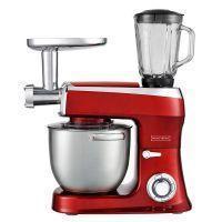 КУХОННЫЙ КОМБАЙН 3В1 ROYALTY LINE RL-PKM-2100 BG RED 2100 ВТ, фото 1