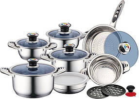 Набір каструль Royalty Line RL-16BG 16 pcs