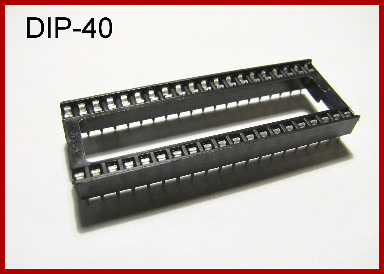 Панель під мікросхеми DIP-40, крок 2,54.