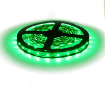 Світлодіодна стрічка LED 3528-60 G зелений.