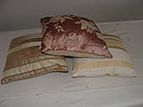 Комплект подушок бежеві двосторонні, 3 шт., фото 4