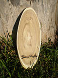 Тарілка з дерева "зріз", фото 2