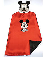 Карнавальный костюм накидка и маска Микки Маус для мальчика