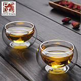 Скляна піала з подвійними стінками, 50 мл., фото 2