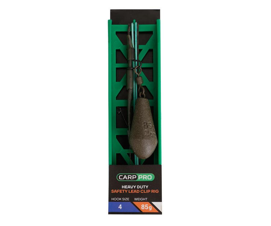 Готовая оснастка на ледкоре Carp Pro "HD Safety Lead Clip" №4 85г