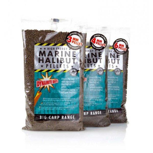 Пеллетс Dynamite Marine Halibut Pellets 8 mm 900 гр