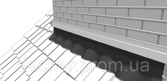 Лента примыкания дымохода DR KLASYK коричневый 8019, цена 1400 грн ...