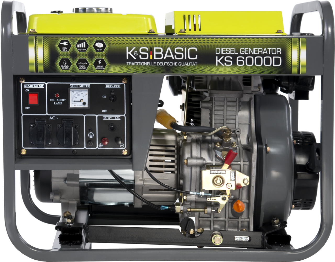 Генератор дизельний K&S Basic KS 6000D (5,5 кВт)