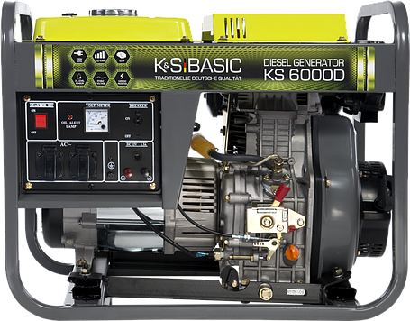 Генератор дизельний K&S Basic KS 6000D (5,5 кВт), фото 2