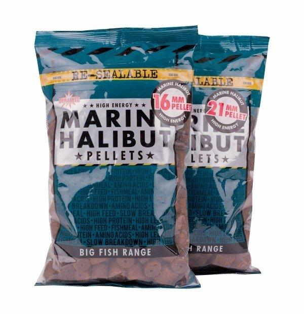 Пеллетс Dynamite Marine Halibut 21mm (Pre-Drilled)