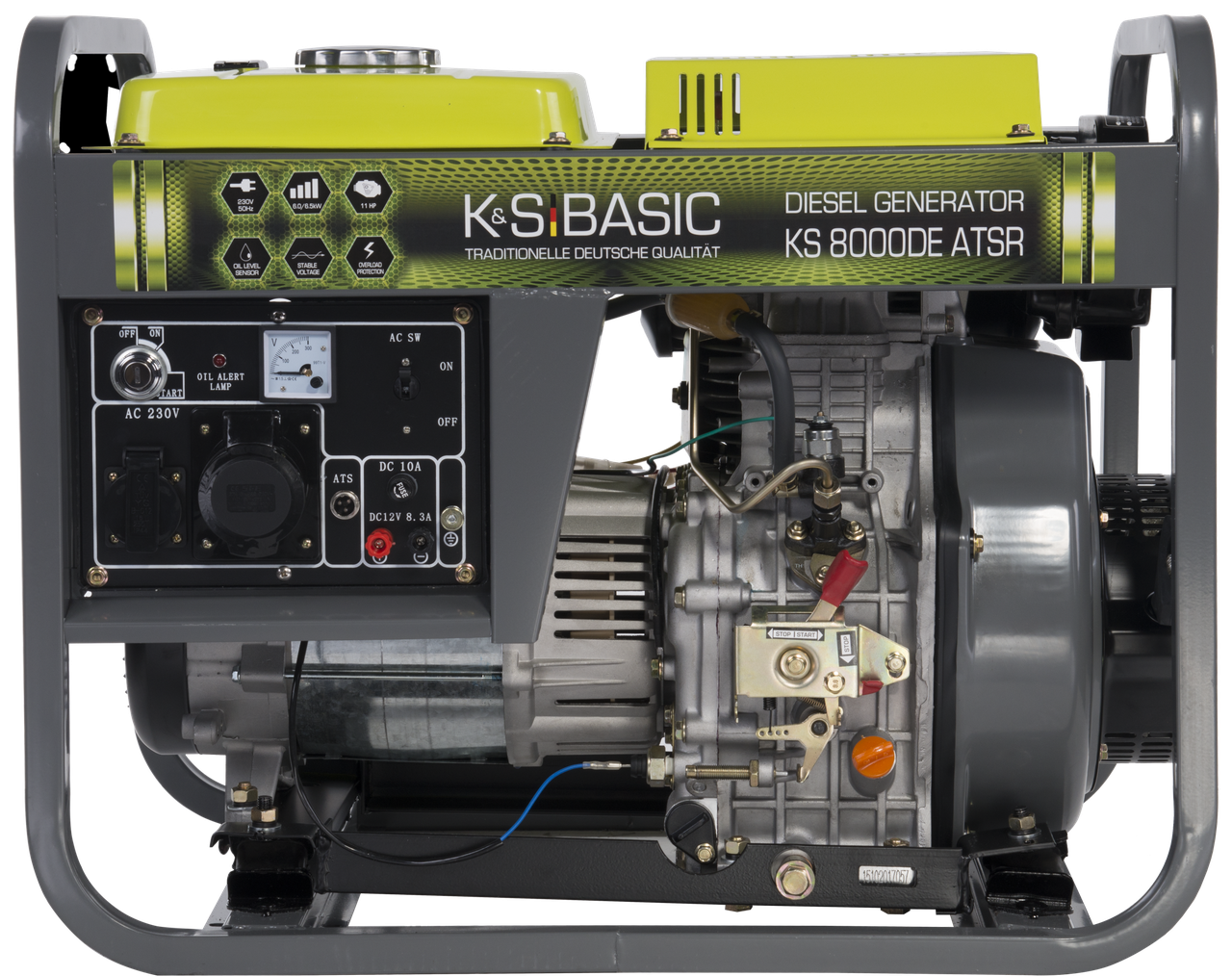 Генератор дизельний K&S Basic KS 8000DE ATSR (6,5 кВт), фото 1
