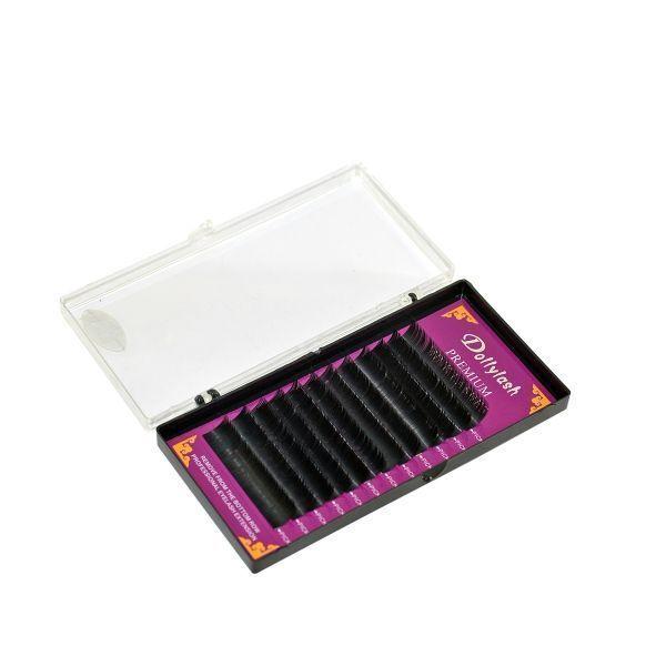 Вії для нарощування Premium mink Lishes. 0,07. CD 9-14 мм. 12 ліній