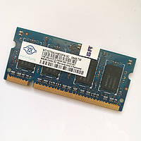 Оперативная память для ноутбука Nanya SODIMM DDR2 1Gb 667MHz 5300S CL5 (NT1GT64UH8D0FN-3C) Б/У