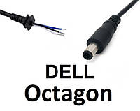 ОПТом Кабель для блока питания ноутбука Dell 7.4x5.0 Octagon 3p-3p (до 5a) (T-type)