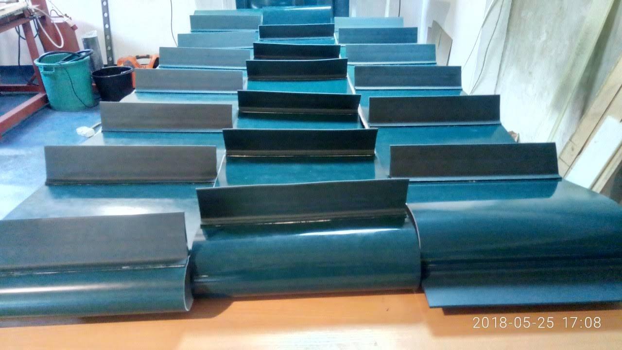 Транспортерні стрічки Habasit в деревообробці, з профілями для подрібнювачів