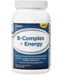 Вітаміни GNC B-Complex + Energy 120caps