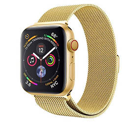 Міланський сітчастий ремінець Primo для Apple Watch 38mm / 40mm / 41mm - Gold