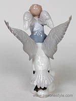 Порцелянова фігурка "Ангел" на лебіді (Pavone) JP-22/2, фото 4